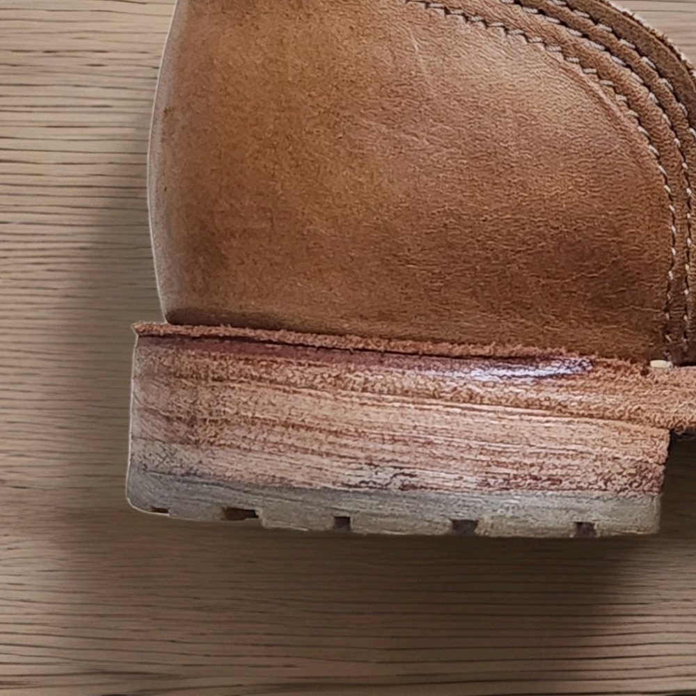Vintage Shoe Company Molly Jump Boot 8.5 Made in USA Canvas Leather Heritage - Picture 12 of 16